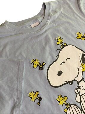 Snoopy Tee Unisex Women’s L Woodstock 70s 90s Cartoon Kidcore Peanuts Dog Y2K